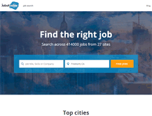 Tablet Screenshot of jobofmine.com